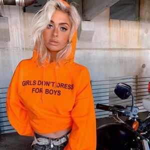 Girls Don't Dress For Boys Hoodie